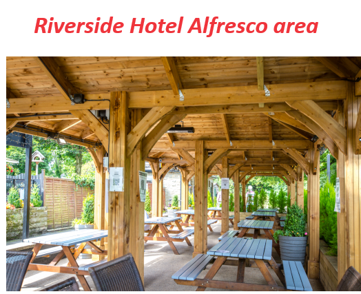 Riverside Hotel Alfresco area